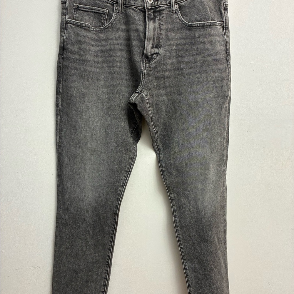Bonobos Gray Skinny Jeans with Distressed Look
